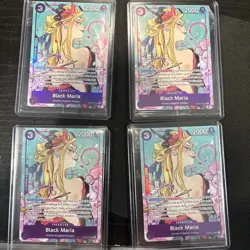 Black Maria (Illustration Box Vol.2) - x4 Full Playset One Piece PromoAll Sealed - Image 1