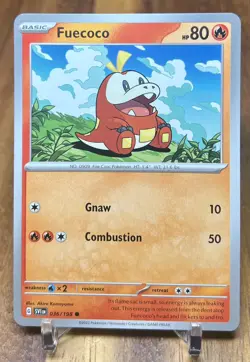 Fuecoco 036/198 SV1 Scarlet & Violet Base Non Holo Pokemon Card NM - Image 1
