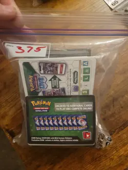 Pokemon Code Cards - 375 Bulk Lot - Sun & Moon - Sword & Shield - Scarlet & Viol - Image 1