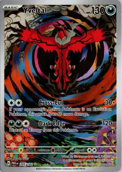 Pokemon TCG Yveltal Paradox Rift Holo Card 205/182 Near Mint Condition - Image 1