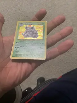 Pokemon TCG Nidoking Base Set Holo Unlimited Rare Card 11/102 MP - Image 5