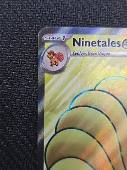 Pokemon Ninetales EX TCG Card SV Scarlet & Violet 151 Near Mint Condition - Image 4