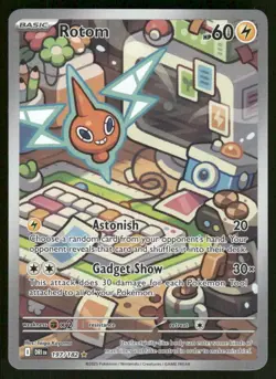 Pokemon Cards Rotom 197/182 Destined Rivals Illustration Rare NM *1 - Image 1