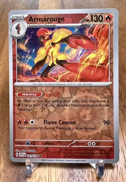 Armarouge 041/198 SV1 Scarlet & Violet Base Reverse Holo Pokemon Card NM - Image 1