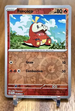 Fuecoco 036/198 SV1 Scarlet & Violet Base Reverse Holo Pokemon Card NM - Image 1