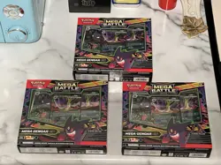 Lot Of 3 Pokemon Mega Gengar Ex Battle Deck Brand New Sealed Haunter Promo Card - Image 1