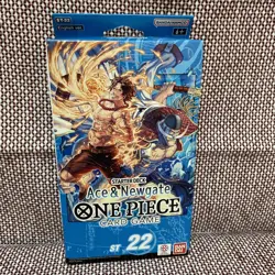 ONE PIECE CARD GAME: Ace & Newgate Starter Deck ST-22 English Version - Image 1