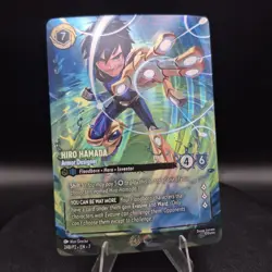 Disney Lorcana Hiro Hamada Enchanted Promo Championship Card 24B/P2 EN 7 - Image 1