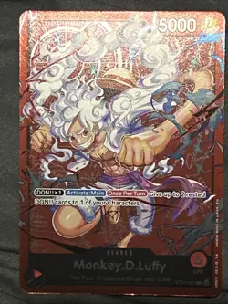 Monkey D Luffy ST21-001 Learn Together Promo Deck Leader One Piece Card English - Image 1
