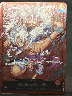 Monkey D Luffy ST21-001 Learn Together Promo Deck Leader One Piece Card English - Image 3