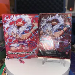 Monkey D Luffy ST21-001 Learn Together Promo Deck Leader One Piece Card SEALED - Image 3
