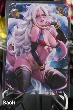 Dragon Ball (Android 21) Goddess Story 2-Sided Nude ACG Waifu Card - Image 2