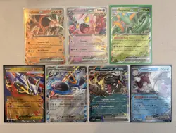 Pokemon TCG EX Ultra Rare Card Lot (7 Cards) Mega Latias Scream Tail Cetitan NM - Image 1