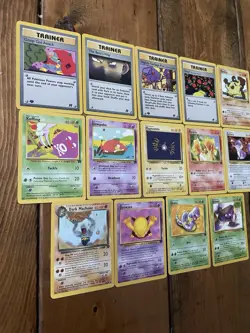 Pokemon TCG Team Rocket Unlimited Non Holo Vintage Never Played NM Lot 14 Cards - Image 4