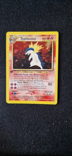 🔥1st Edition Typhlosion 18/111🔥 Neo Genesis Rare Holo Pokemon Card LP - Image 1