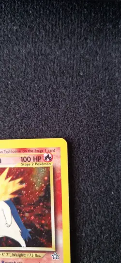 🔥1st Edition Typhlosion 18/111🔥 Neo Genesis Rare Holo Pokemon Card LP - Image 3