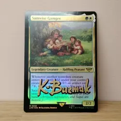 MTG FOIL Samwise Gamgee Signed Ekaterina Burmak - Image 1