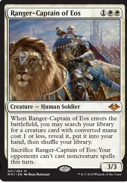 Magic Ranger-Captain of Eos - Modern Horizons 1 NearMint Ranger Captain Eos MTG - Image 1