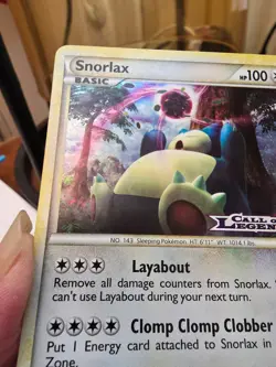 Pokemon Call of Legends Prerelease Promo Holo Snorlax 33/95 - Image 3