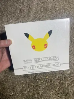 Pokemon TCG 25th Anniversary Celebrations Elite Trainer Box ETB Factory Sealed A 820650809439 - Image 1