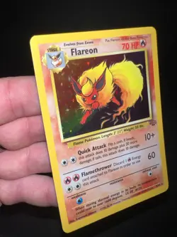 Pokemon TCG Flareon Jungle 3/64 Holo Unlimited Holo Rare - Image 3