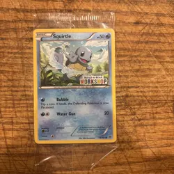 Pokemon Build-A-Bear Workshop Stamped Promo Squirtle 14/101 SEALED NEW - Image 1