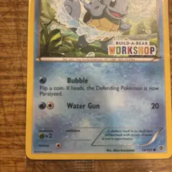 Pokemon Build-A-Bear Workshop Stamped Promo Squirtle 14/101 SEALED NEW - Image 3