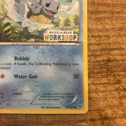 Pokemon Build-A-Bear Workshop Stamped Promo Squirtle 14/101 SEALED NEW - Image 4