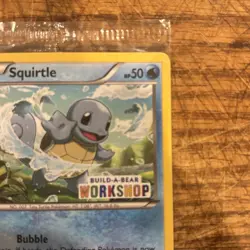 Pokemon Build-A-Bear Workshop Stamped Promo Squirtle 14/101 SEALED NEW - Image 5