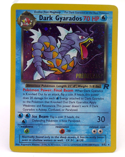 Pokemon TCG Dark Gyarados PRERELEASE Holo Team Rocket - 8/82 HOLO (70 HP) - Image 1