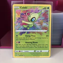 Pokemon Celebi Amazing Rare Holo SWSH04: Vivid Voltage 009/185 NM - Image 1