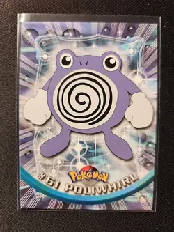 1999 Topps Pokemon Poliwhirl #61 Blue Logo Pokemon TV Animation Edition *NM-MT* - Image 1