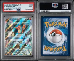 PSA 9 MINT Charmander Obsidian Flames ETB Promo Full Art Holo Pokemon SVP 044 - Image 3