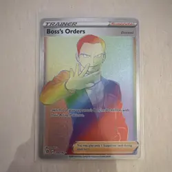 Pokemon Boss's Orders (Secret) 200/192 Swsh02: Rebel Clash Holo - Image 1