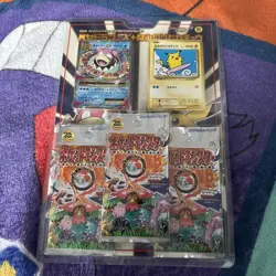Pokemon 2016 20th Anniversary CP6 Japanese 3 Booster Pack Blister Sealed Pikachu - Image 1