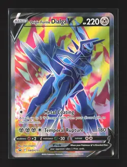 Pokemon SWSH: Sword & Shield #SWSH255 Promo Origin Forme Dialga V Holo - Image 1