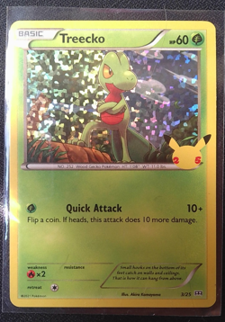 1x Treecko - 3/25 - Holo - McDonald's 25th Anniversary Promo NM-Mint Pokemon McD - Image 1