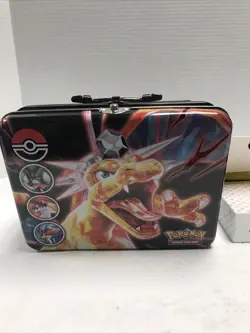 Pokemon CHARIZARD Collectors Tin Lunch Box No Dents - Image 2