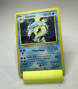 Leviator 6/102 Holo Rare Pokemon Base Set BS 1999 NM Vintage French MP - Image 1