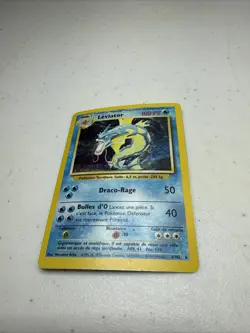 Leviator 6/102 Holo Rare Pokemon Base Set BS 1999 NM Vintage French MP - Image 2