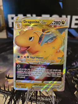 Dragonite VSTAR 050/078 Pokemon GO Holo NM - Image 1