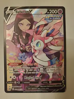 Pokemon TCG Sylveon v TG14/TG30 Swsh09 Trainer Gallery Brilliant Stars - Image 1