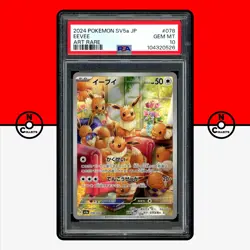 Pokemon PSA 10 Eevee 078/066 AR Crimson Haze Art Rare Japanese - Image 1