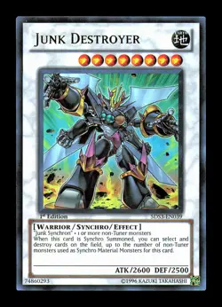 Junk Destroyer Ultra Rare Starter Deck: Duelist Toolbox 5DS3-EN039 NM - Image 1