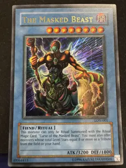 The Masked Beast Ultra Rare Labyrinth of Nightmare LON-001 NM - Image 1