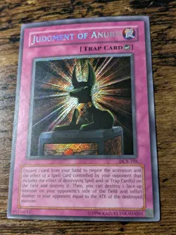 YU-GI-OH JUDGEMENT OF ANUBIS DCR-105 UNLIMITED LP - Image 1