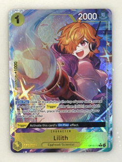 One Piece Lilith #OP13-113 R Rare (Alternate Art) Carrying on His Will - Image 1
