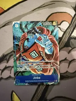 One Piece Jinbe OP14-049 Alternate Art Parallel The Azure Sea’s Seven NM - Image 1