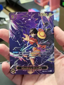 One Piece TCG Carrying On His Will - Monkey.D.Luffy - SP OP09-119 SEC Full Foil - Image 1