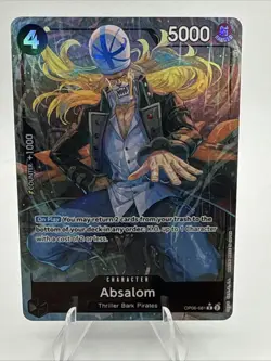 ONE PIECE CCG Absalom OP06-081 Alt Art Wings of the Captain English - Image 1